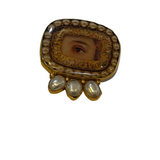 Lovers Eyes 3 Stone Earrings by MN