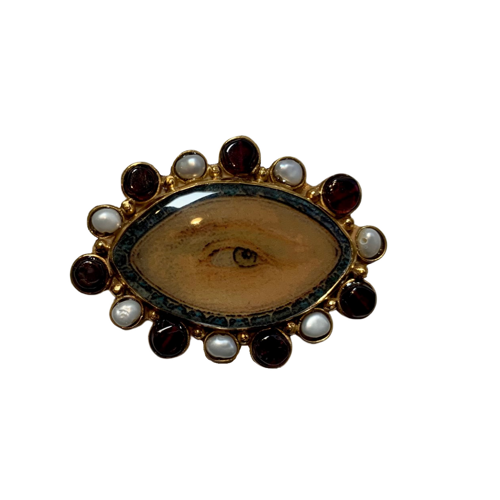 Lovers Eyes Multi Stone Earrings by MN
