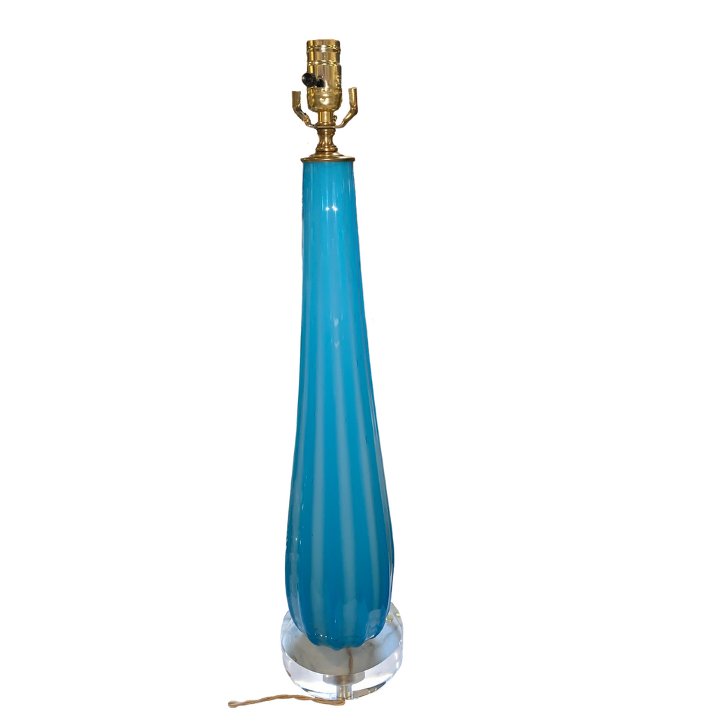 Blue Murano Lamp