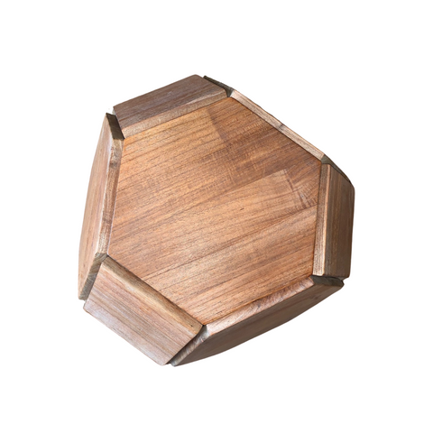 Randell Morgan Teak Sculptural Seating Orb