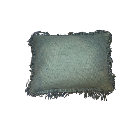 18th Century Verdera Tapestry Fragment Pillow
