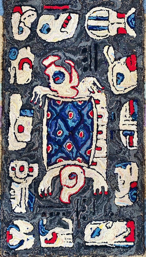 19th Century American Hook Rug (SM)