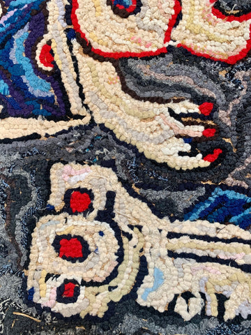 19th Century American Hook Rug (SM)