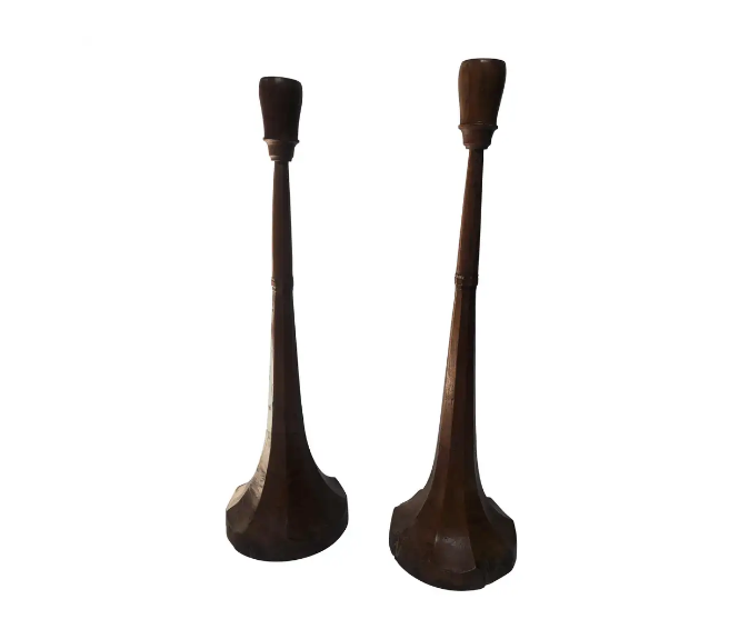Art Deco Style Candlesticks