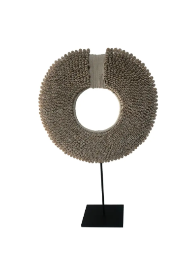 Ceremonial Shell Necklace on Stand