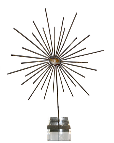 Star Burst on Lucite Block