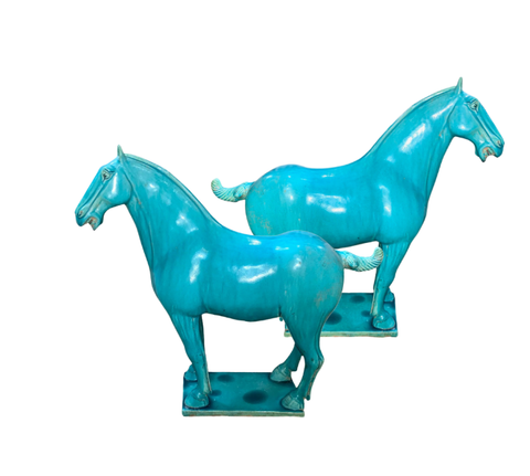 Pair of 1930's Chinese Horses