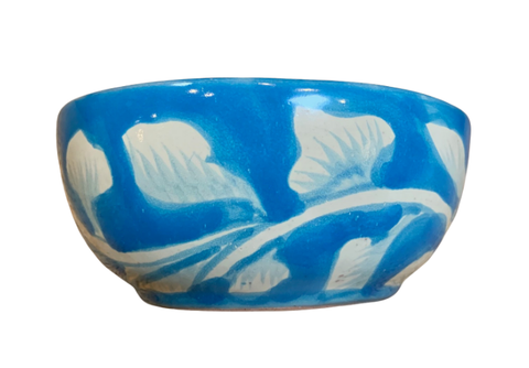 Flower and Vines Bowl by Michelle Nussbaumer