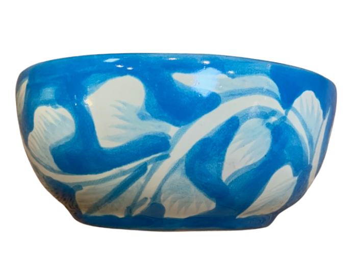 Flower and Vines Bowl by Michelle Nussbaumer