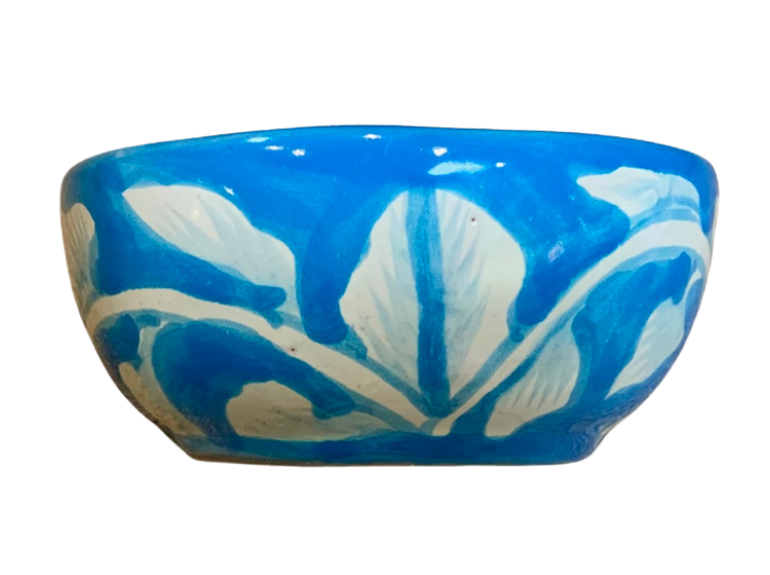 Flower and Vines Bowl by Michelle Nussbaumer