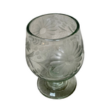 Etched Tequila Glass