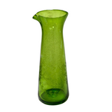 Etched Decanter in Green