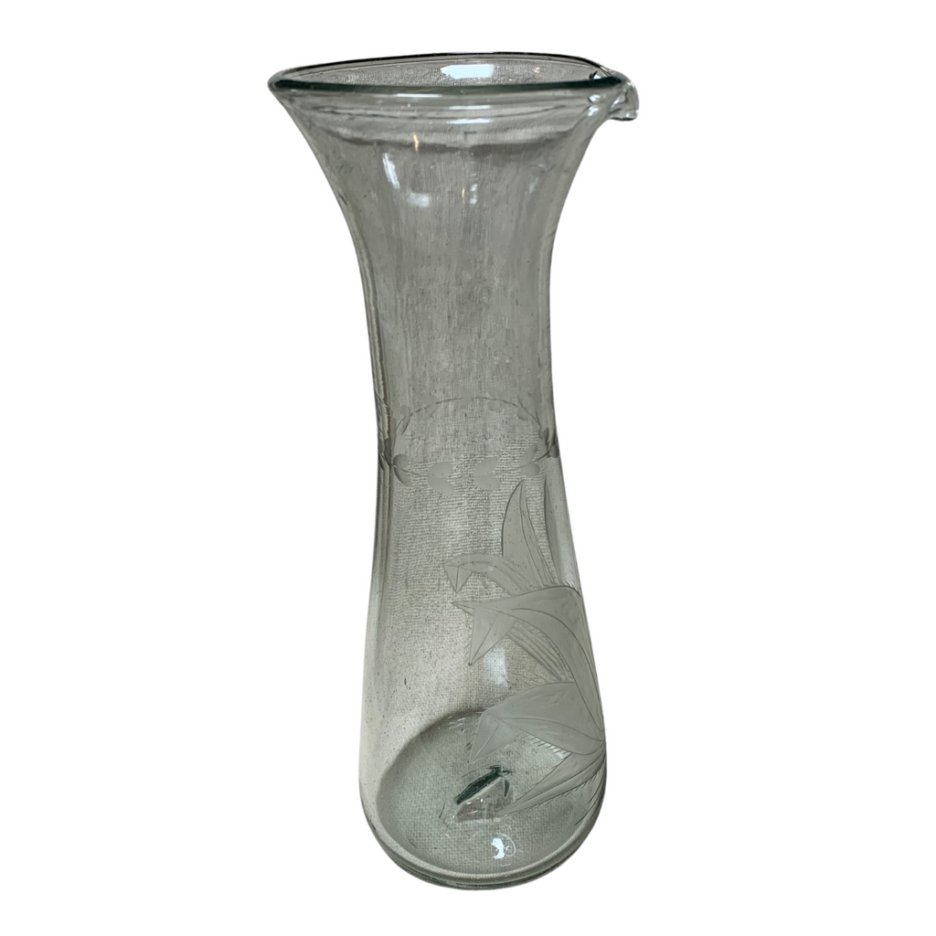 Etched Decanter