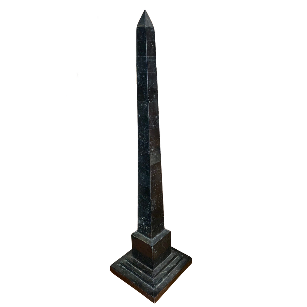 Pair of Marble Obelisks