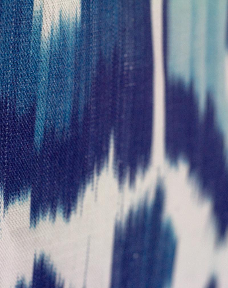 Michelle Nussbaumer: Happy Ikat Cyan