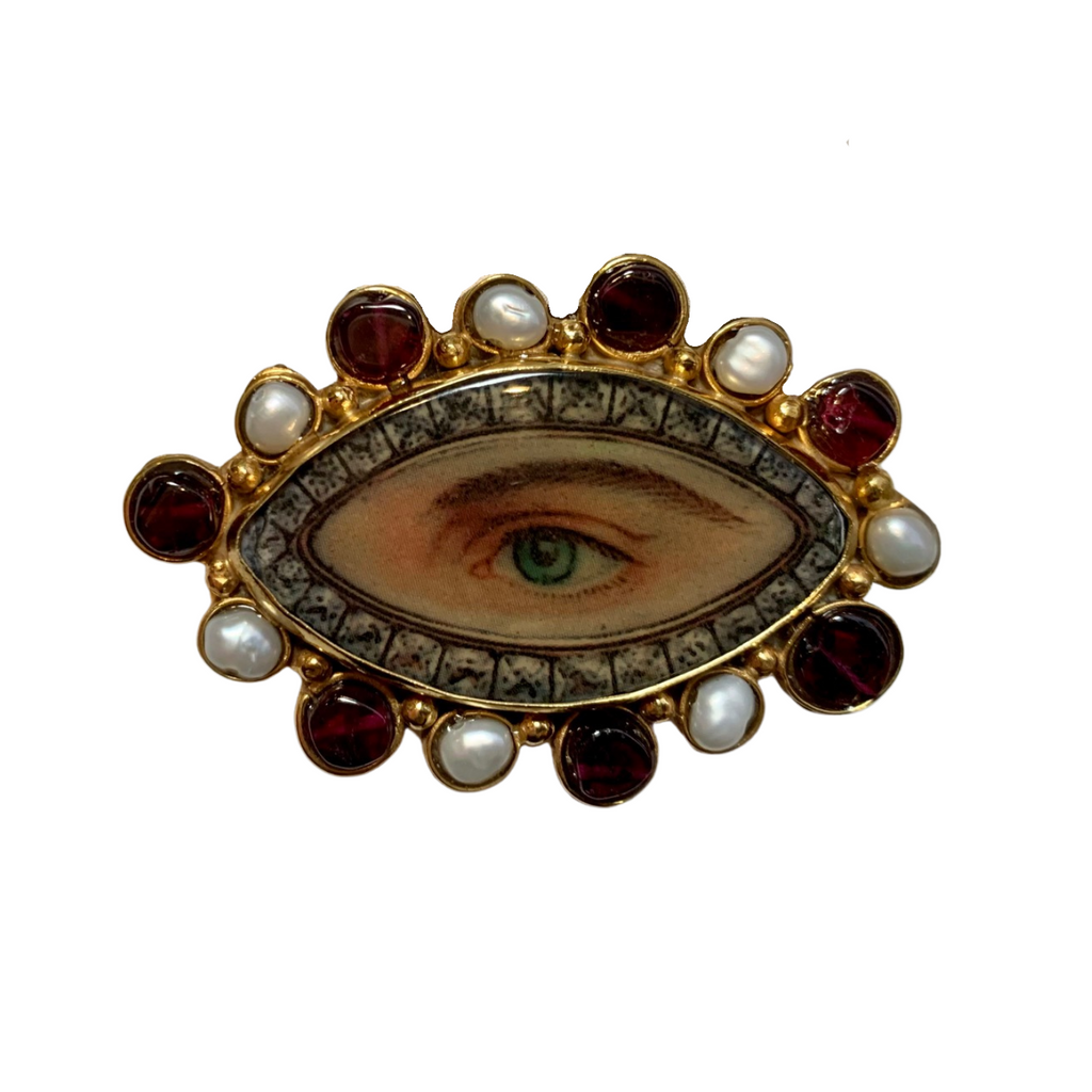 Lovers Eyes Multi Stone Earrings by MN