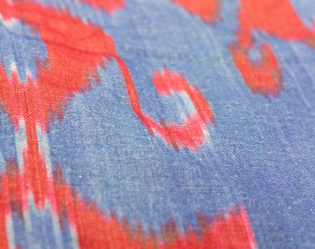 Michelle Nussbaumer: Ikat Blue/Red