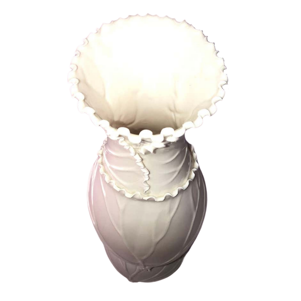 Pair of White Chinese Porcelain Vases