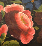 Hand Painted Flower Mexican Bowl Medium