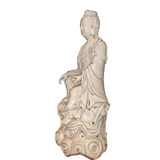 Old Quan Yin Blanc De China Statue