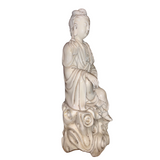 Old Quan Yin Blanc De China Statue