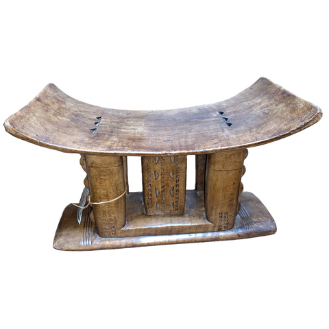 Engraved Wooden Ashanti Stool - Ghana