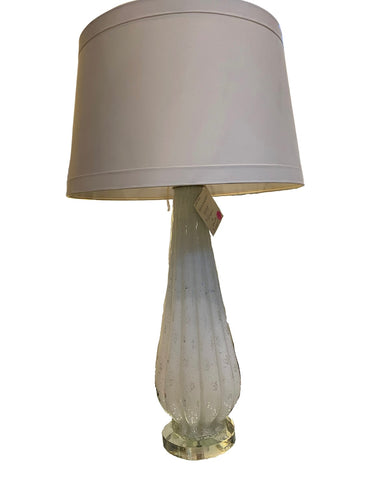 White Murano Lamp