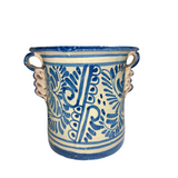 1930's Mexican Blue Talavera Pot