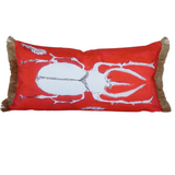 Orange Beetle Pillow