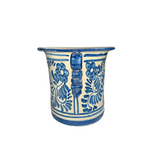1930's Mexican Blue Talavera Pot