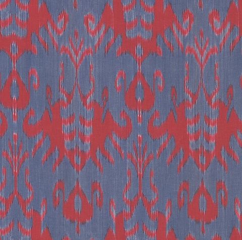 Michelle Nussbaumer: Ikat Blue/Red