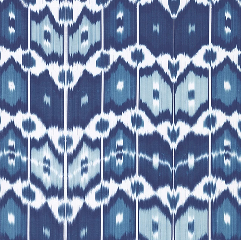 Michelle Nussbaumer: Happy Ikat Cyan