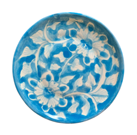 Flower and Vines Salad Plate by Michelle Nussbaumer