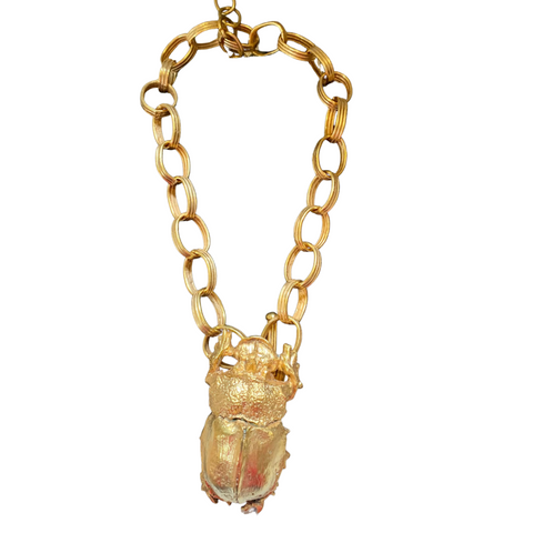 Bug Pendant and Chain