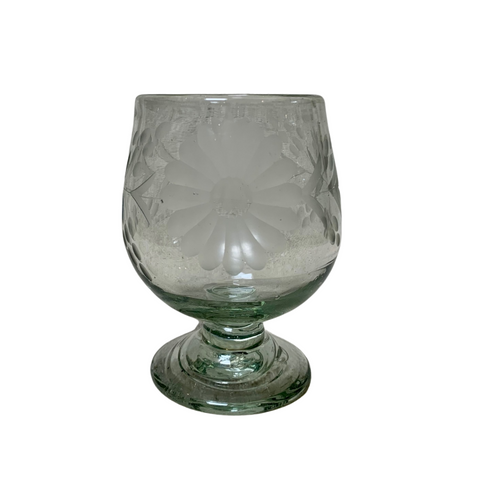 Etched Tequila Glass