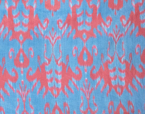 Michelle Nussbaumer: Ikat Blue/Red