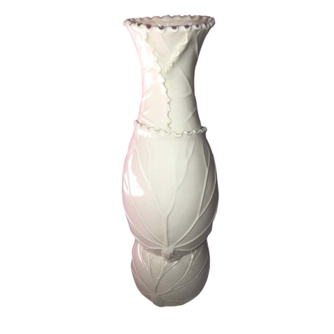 Pair of White Chinese Porcelain Vases