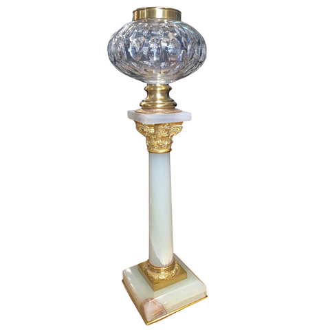 Bronze and Marble Candle Sticks