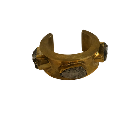 Michelle Nussbaumer Rock Candy Collection: 3 Stone Thick Cuff