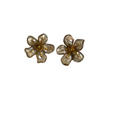 Michelle Nussbaumer Rock Candy Collection: Mother of Pearl Flower Earrings