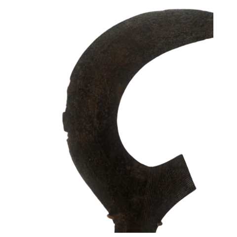 African Tribal Iron Hook Currency